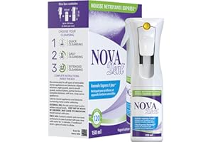 Novadent Express Foaming Cleanser – Denture Cleaner for Dental Appliances, Retainers, Trays, Mouth Guards, Teeth Aligners - S