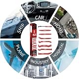 Wetado Trim Removal Tool 8PC Car Interior Clip Pry Kit Red view 9