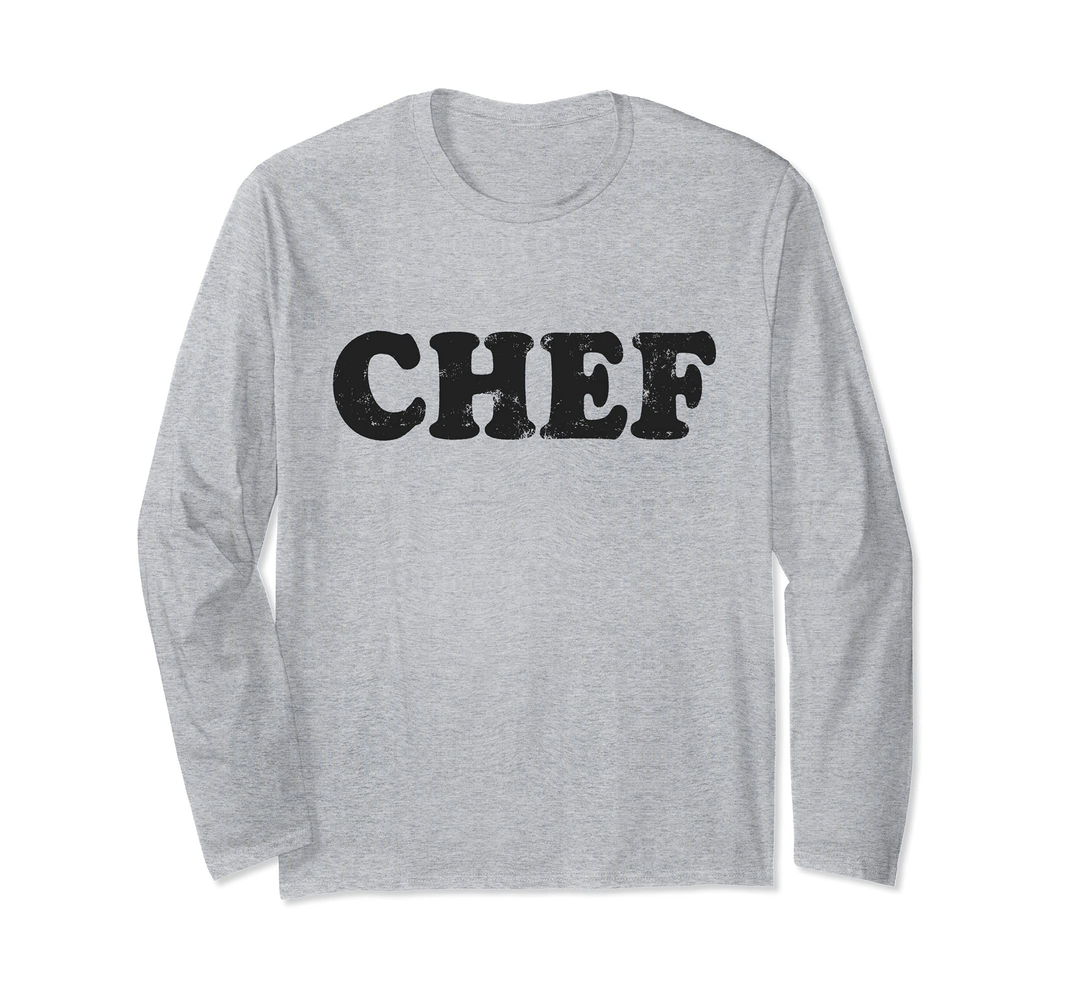 Chef Cook Funny Men Women Kitchen Cooking Culinary Vintage Long Sleeve T-Shirt