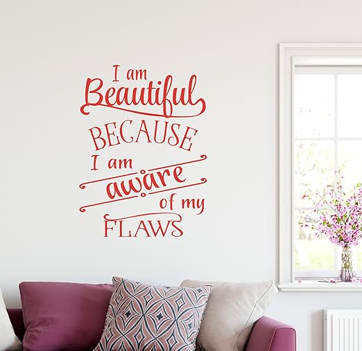 Amazon Com 31 X22 I Am Beautiful Porque Soy Consciente De Mi