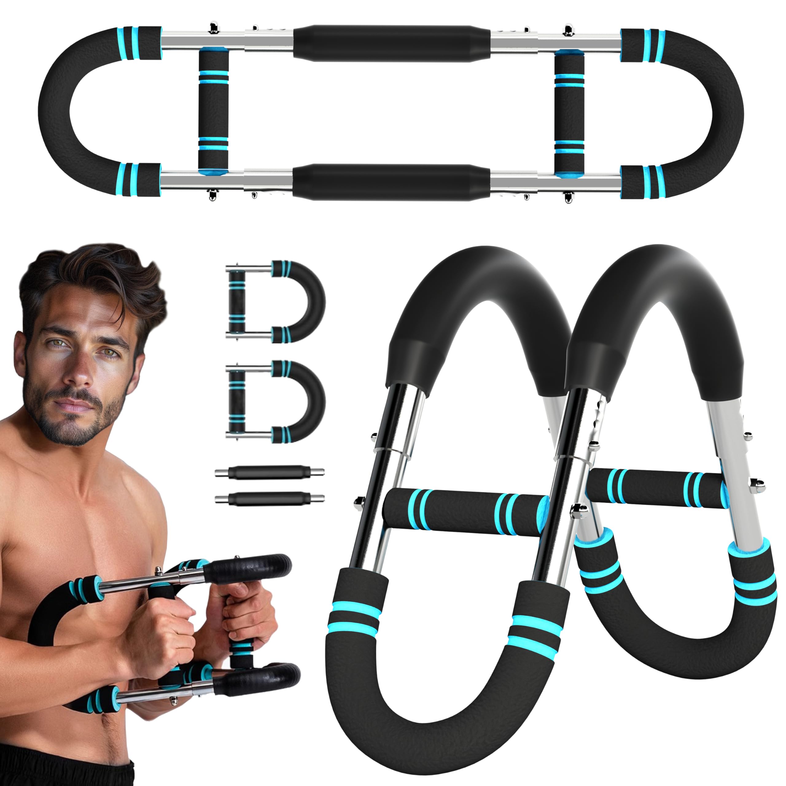 Photo 1 of ***Factory seal***

Twister Arm Trainer,Arm Exerciser for Men,Adjustable Chest Expander,Chest Workout Equipment,Arm Bar,Forearms Muscle Training Fitness Equipment,Strength Training Machine for Abdomen,HIPS,Back,Thigh