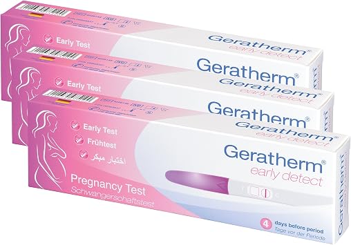 Geratherm Early Detect 3er Pack Schwangerschaftstest Fruhtest Mit