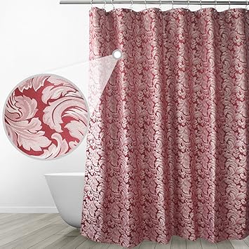 Eforgift Elegant Floral Paisley Shower Curtain Water Proof Heavy