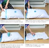 BAMCOO Vacuum Storage Bags 5 Pack with Electric Pump for Clothes view 7