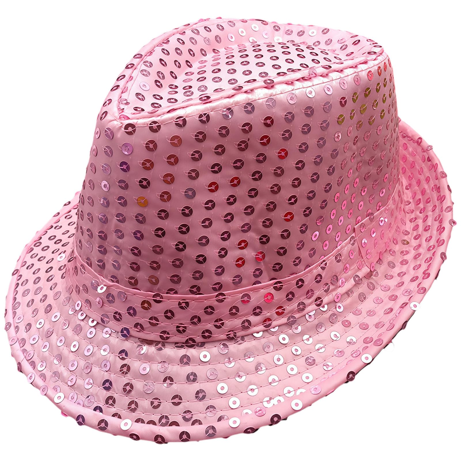AWAVM Costume Hat for Boy Girls Western Jazz Dance Hat (Pink)
