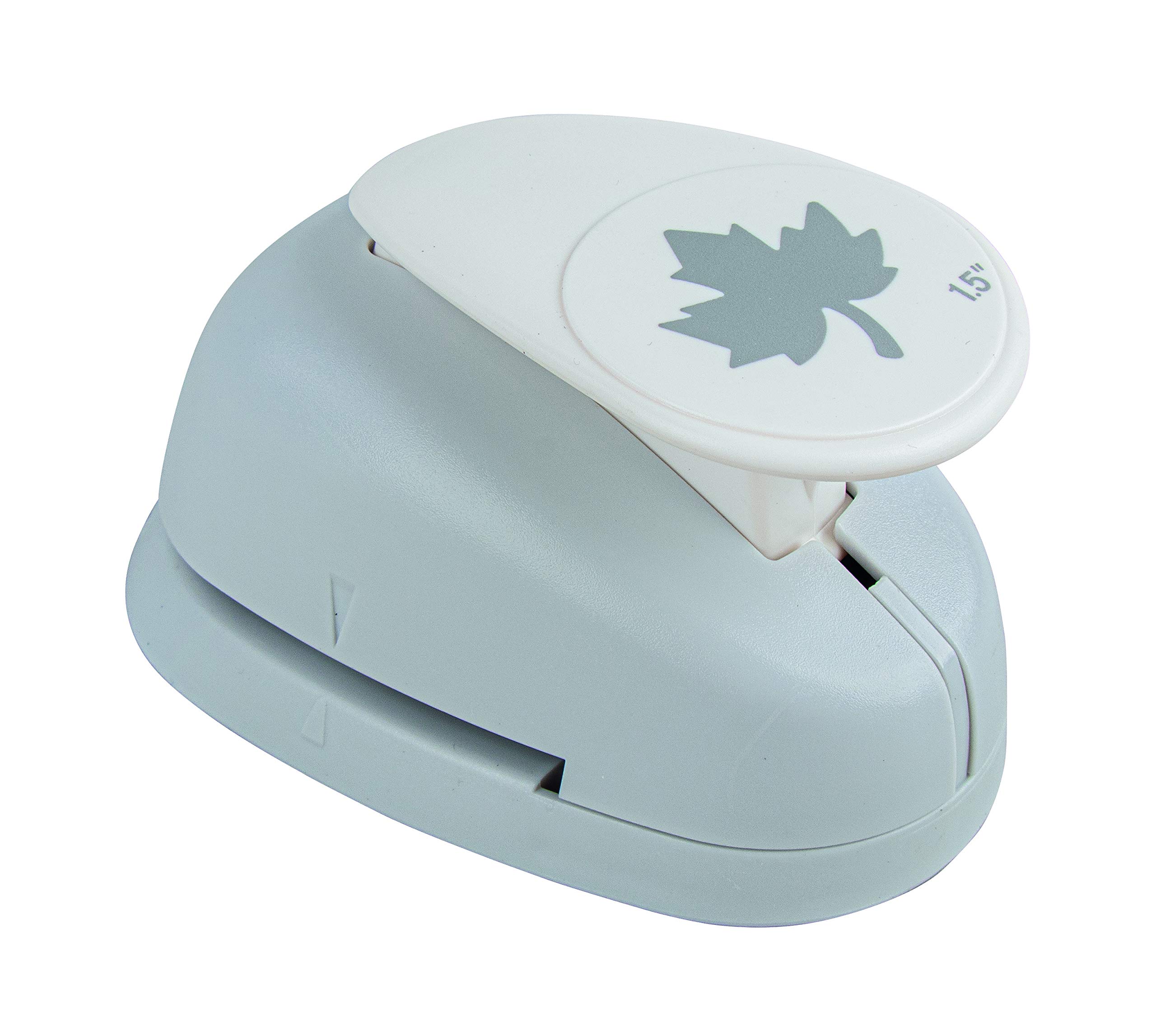 RAYHER HOBBY Paper Craft Punch with Maple Leaf Design, Lever Punch for Card Making and Scrapbooking, 3.81cm, 1 1/2, 89844000