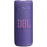 JBL Grip - Compact Bluetooth Speaker with Bold JBL Pro Sound and Ambient Light, up to 14 Hours of Playtime, Water, Dust and Drop-Proof (IP68), & Multi-Speaker Connection with Auracast™ (Purple)