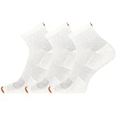 Merrell unisex-adult Men's and Women's Cushioned Cotton Ankle Socks - 3 & 6 Pairs - Breathable Mesh Comfort Zones