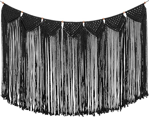 Amazon Com Timeyard Macrame Woven Wall Hanging Curtain Fringe