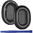 1000XM5 Protein Leather Replacement Earpads Compatible with Sony WH-1000XM5(WH1000XM5) Headphones,Earmuffs EarCushions Ear Pads with Noise Reduction Memory Foam(Similar/Black)