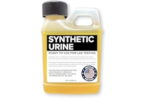 TILLBROOK Synthetic Urine - 8oz Fake Pee with Vitamin C - Fake Urine for Urinalysis - Professional Grade Artificial Human Urine - for Scientific Lab Tests - Education and Testing Ready
