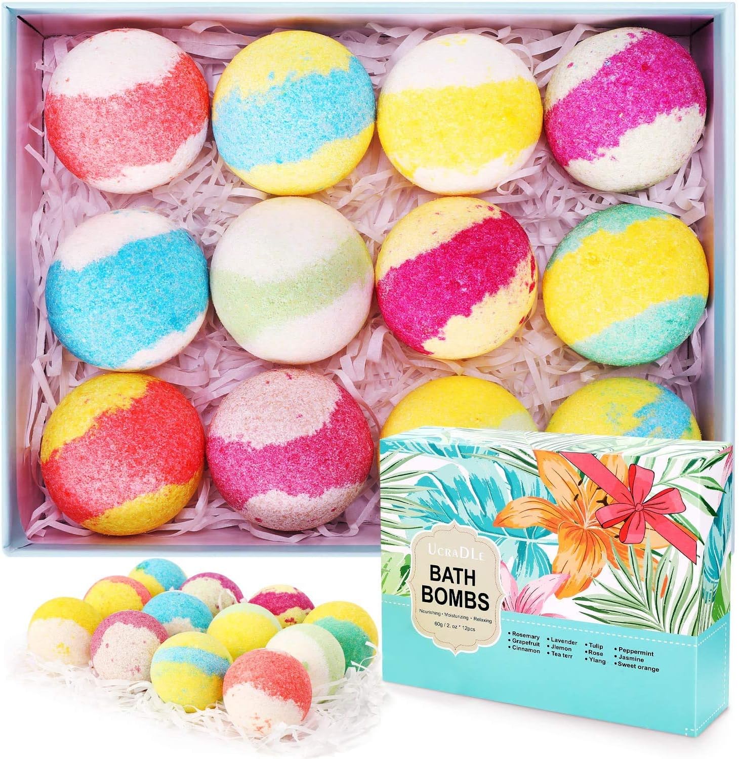 girls bath bomb set