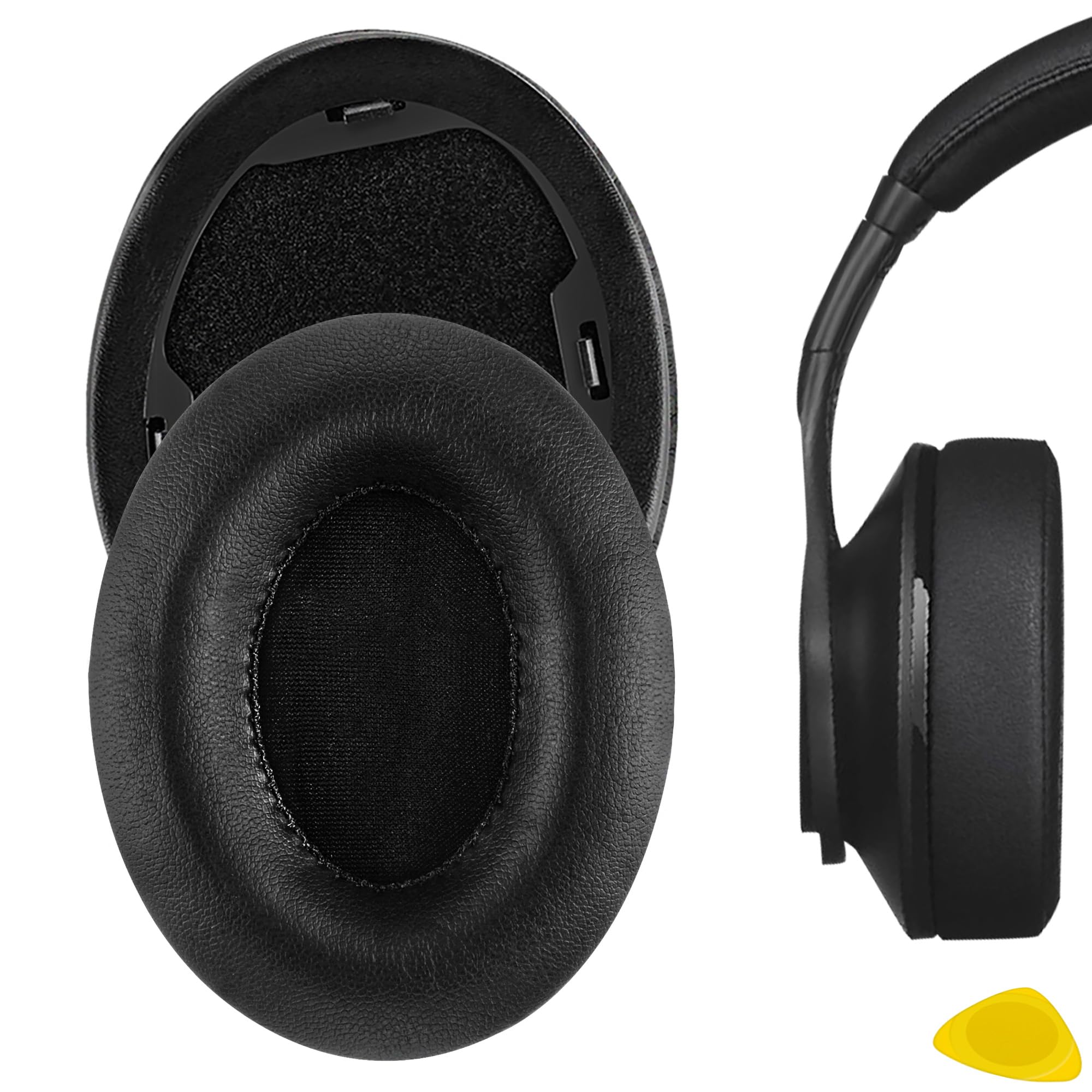 Geekria Replacement Ear Pads for Monster Beats Studio 1.0 (1st Gen) Headphones (Not Compatible with Other Headsets), Ear Cushions (Black)