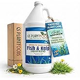 GS Plant Foods Liquid Fish & Kelp Fertilizer (1 gallon) – Organic Material Review Institute Listed Natural Plant Food for Home Gardens, and Vegetables
