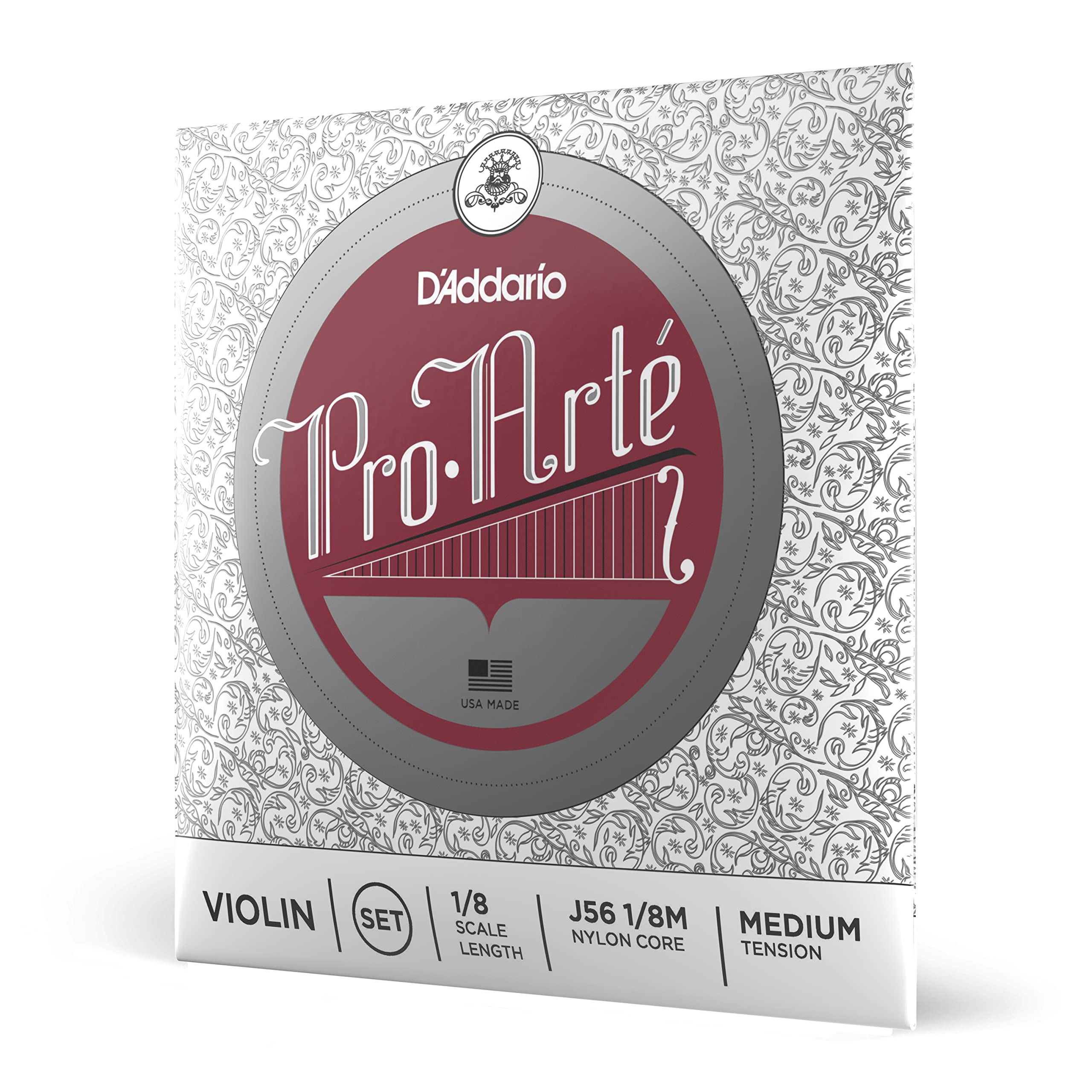 D'Addario Pro-Arte 1/8 Scale Medium Tension Violin String Set