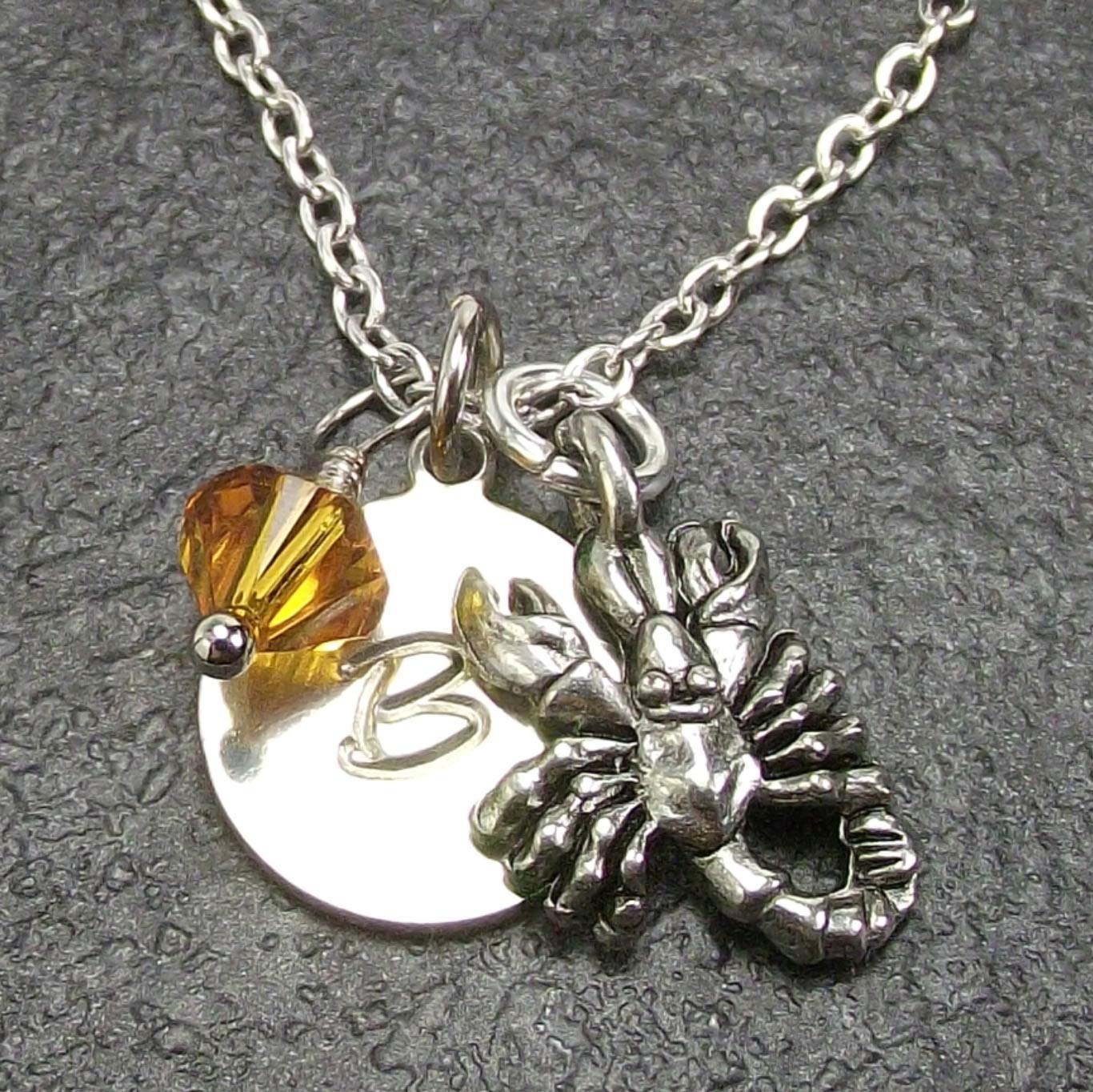 Swarovski scorpio necklace Clearance