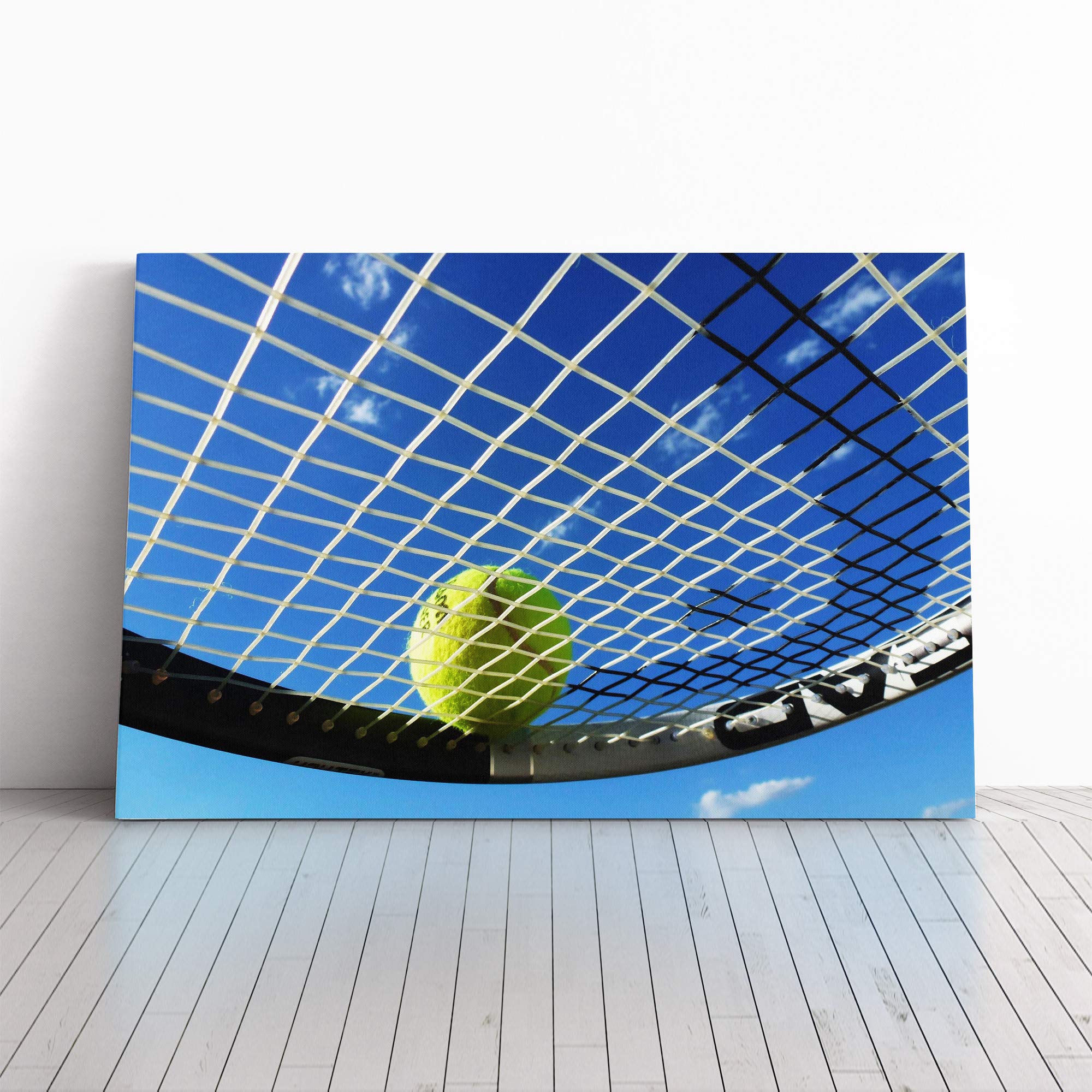 Tennis Ball Canvas Print | Gallery Wrapped 30mm Frame Wall Art | 20x14 inches | Ready to Hang | Modern Sport Picture | Living Room Bedroom Lounge Office