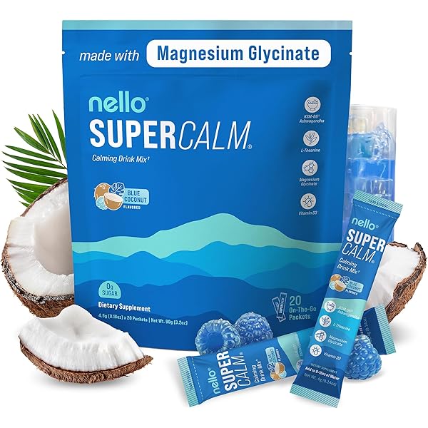 Amazon.com: Nello Supercalm Drink Mix - Lemon Lime and Blue