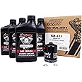 Klotz 15W-60 Synthetic Oil Change Kit for Indian™ FTR V-Twin Motorcycle (4 Quarts), 1 Filter, 2 Washers – KH-121