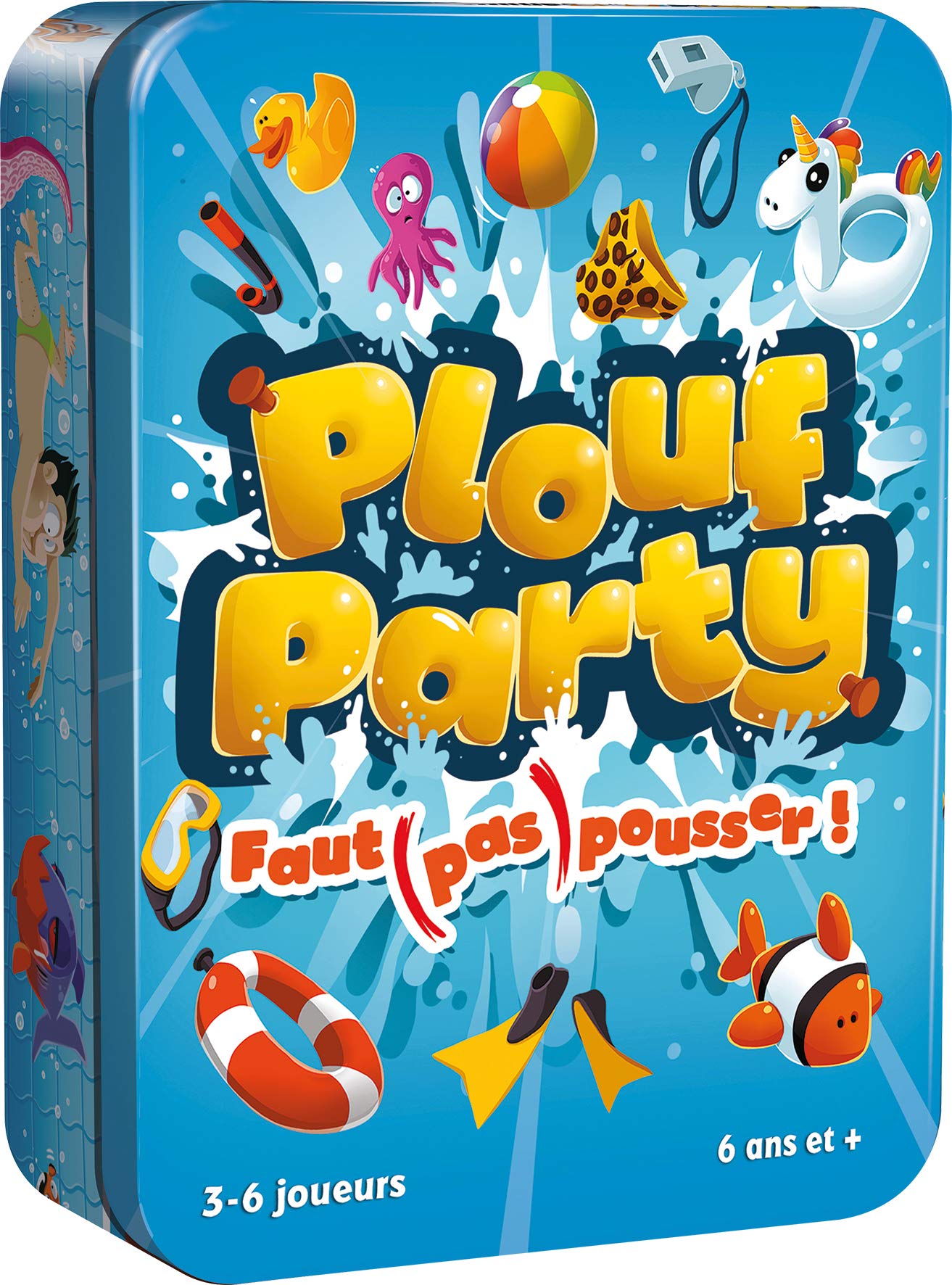 Asmodee Cocktail Games | Plouf Party | Board Game | Ages 6+ | 3 to 6 Players | 15 Minutes