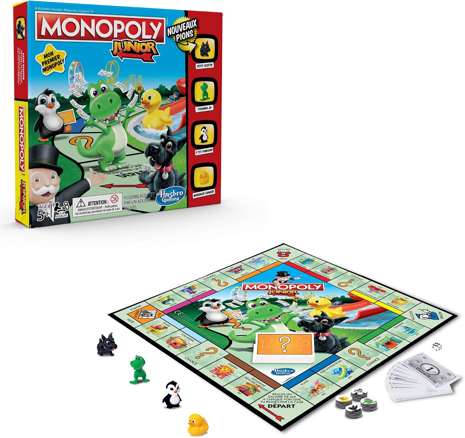 Monopoly Junior - Board Game for Children - Board Game - French Version Amazon Exclusive, Nee - Image 4
