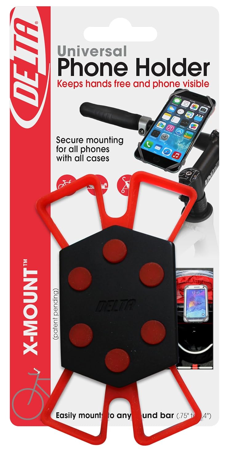 Delta Cycle x Mount Bike Phone Holder Caddy Case iPhone Samsung Android