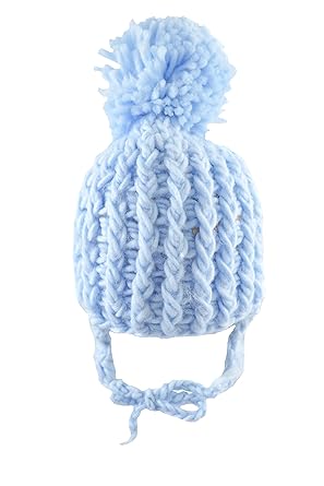baby boy knitted bobble hat
