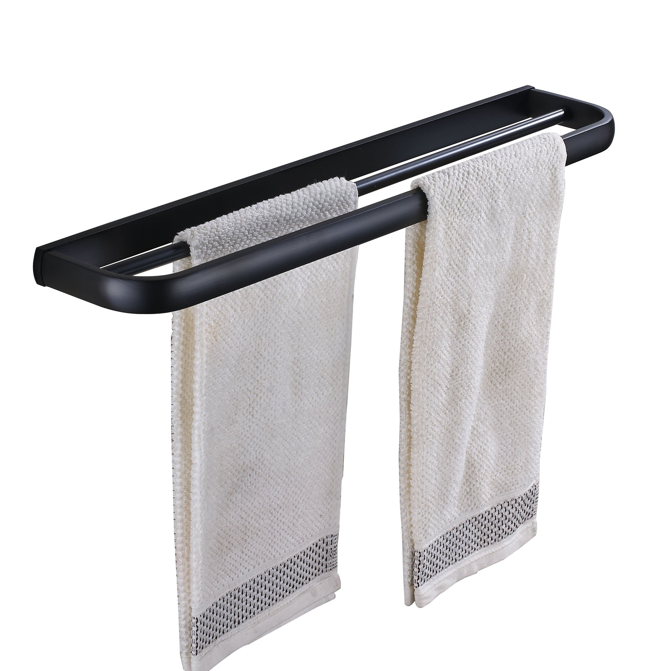Rozin Oil Rubbed Bronze Double Towel Bars Wall Mounted Towel Rack