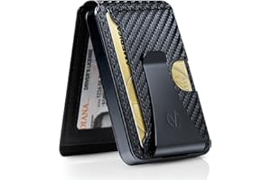 Vantamo Premium Wallet for Men with Money Clip & Card Holder, Compact & Slim Wallet with RFID, 8-12 Cards, Perfect Gifts for Men
