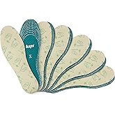 Kaps Adult Insoles with Shoe Odour Eliminator – Ultrafresh Shoe Insoles for Women & Men – Soothing Aloe-Infused for Boots, Sneakers, & Formalwear – Shoe Fresheners & Insoles