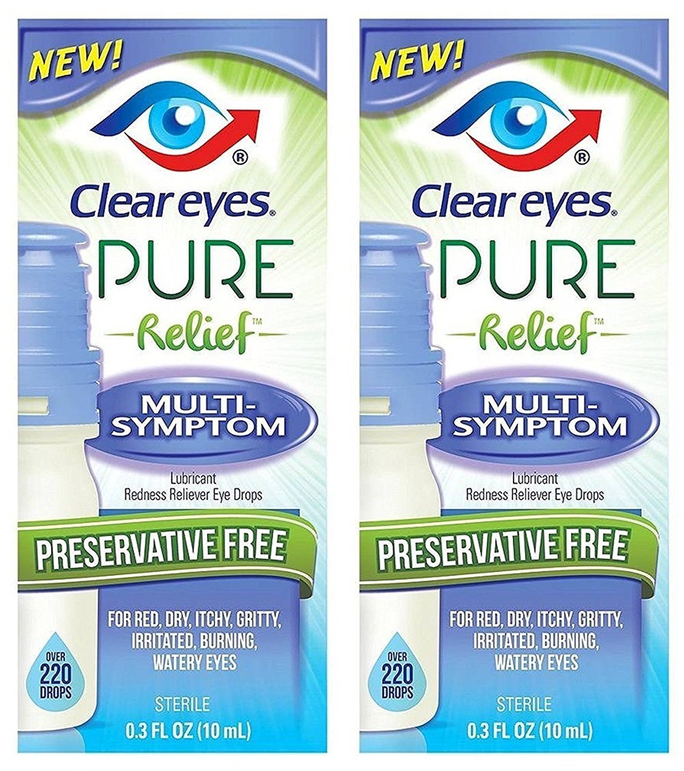 Clear Eyes Preservative Free Pure Relief for