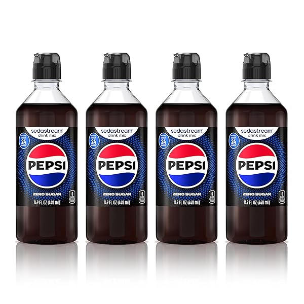 SODASTREAM® PEPSI® ZERO SUGAR NEW POUR BOTTLE BEVERAGE...