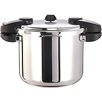 Buffalo QCP408 8-Quart Stainless Steel Pressure Cooker [Classic series]