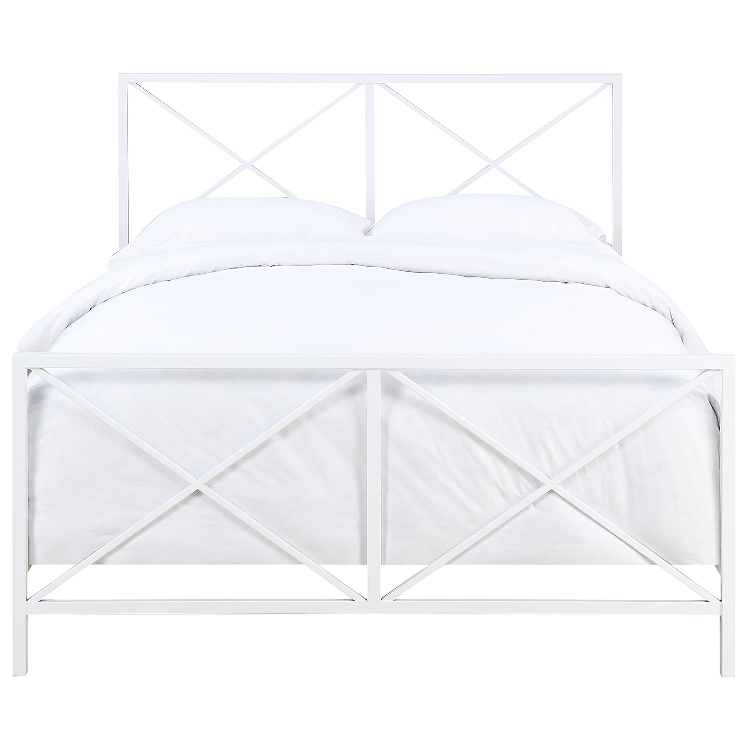 Best black iron canopy queen bed frame