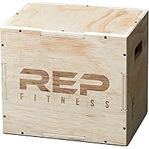 Amazon.com : Rep 3 in 1 Wood Plyometric Box for Jump Training and 