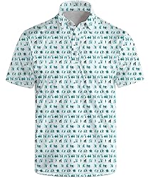 Funny Golf Shirts for Men Crazy Short Sleeve Golf