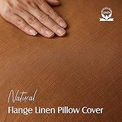 Foindtower Set of 2, Decorative Linen Soild Throw