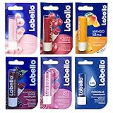 Lip Balm Bundle containing 6 different Labello Lip