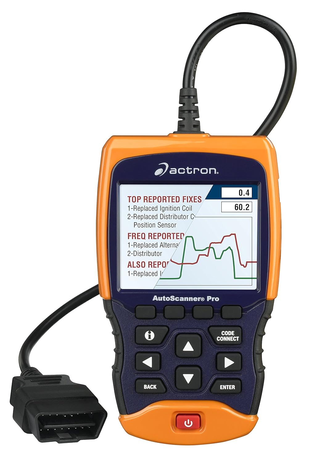 Amazon.com: Actron CP9695 AutoScanner Pro Plus CodeConnect with ABS and  Airbag Coverage: Automotive