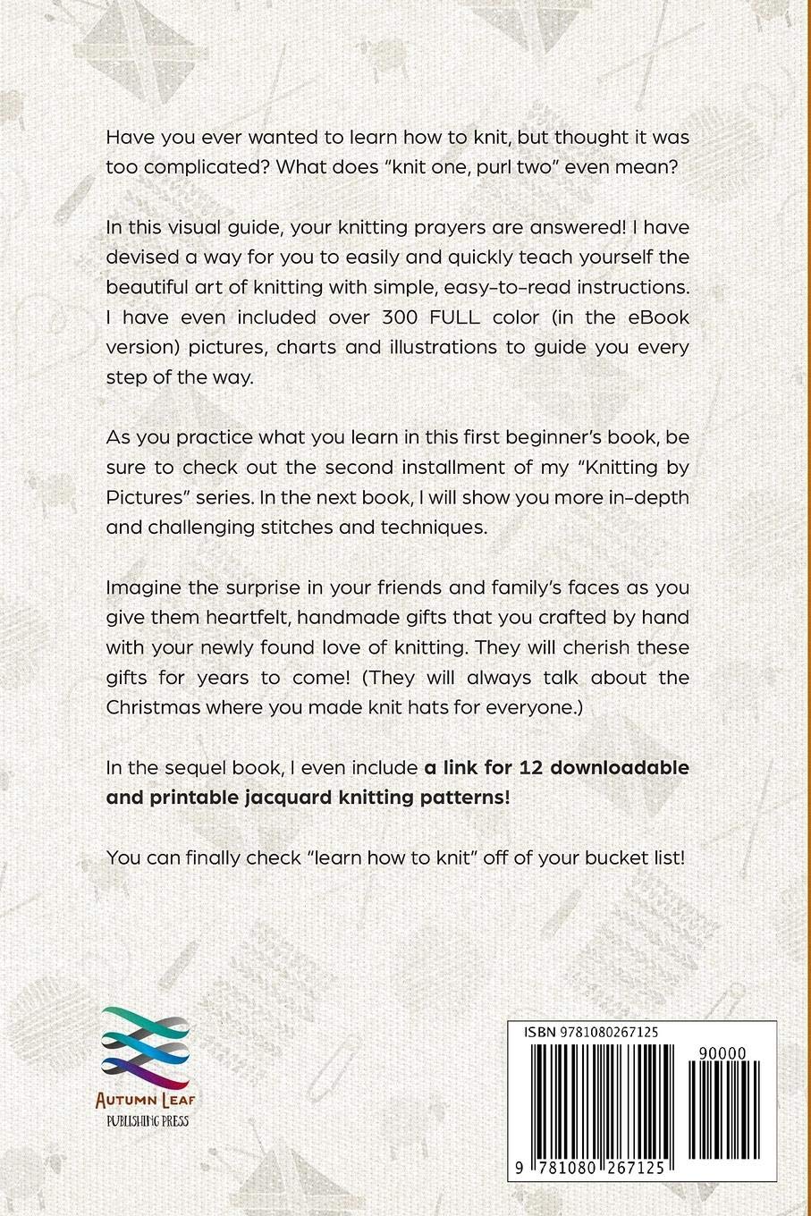 Beginners Guide To Knitting By Pictures Learn To Knit With