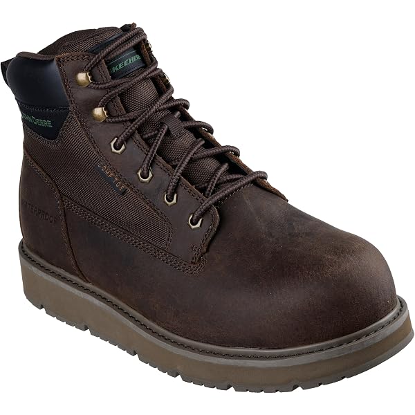 Skechers Mariner Men\'s Utility Boots In Dark Brown Size 13 Skechers Men main image 4