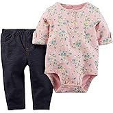 Carter's 2 Piece Print Set, Floral Print, 24 Months