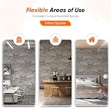IZODEKOR 10-Pcs 3D Brick Wall Panels Beige Dream 5m2 Outdoor Cladding view 8