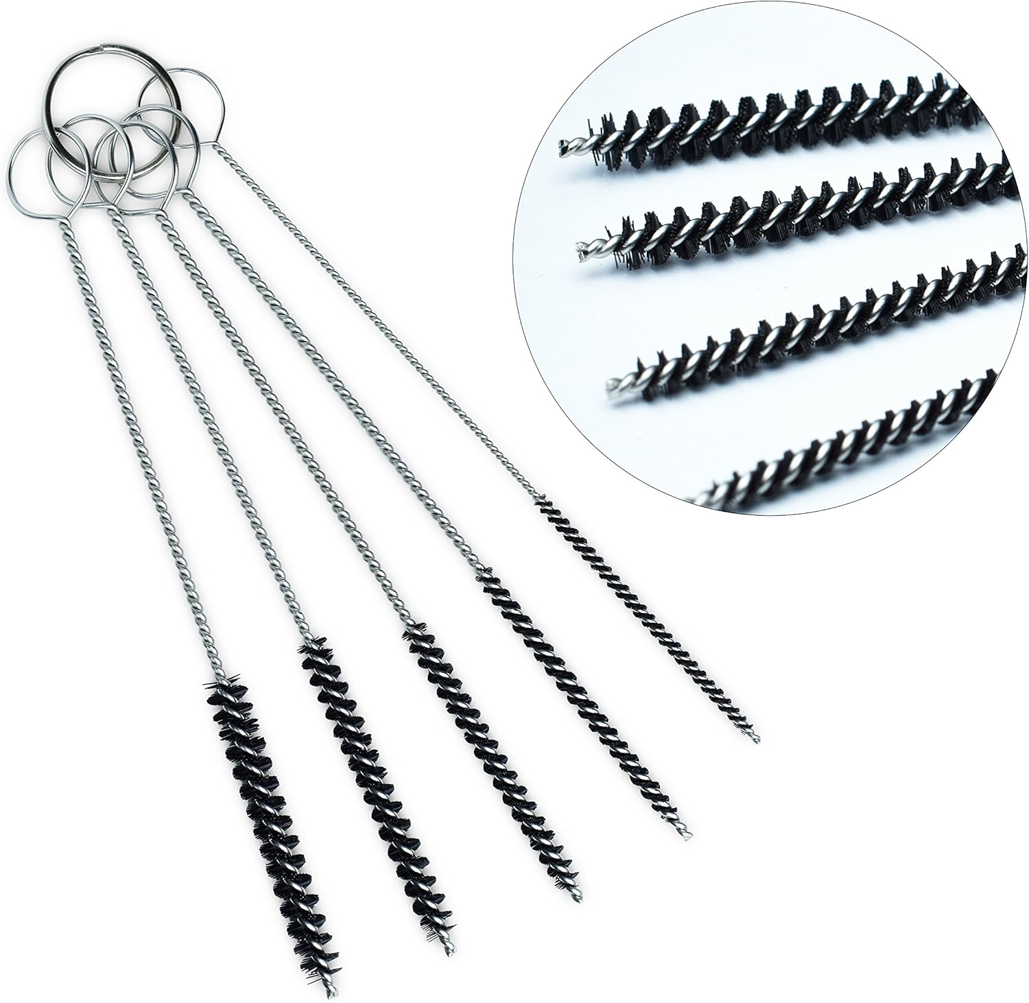 homEdge Carburetor Cleaning Tool Kits, Carb Carburetor Jet Cleaner for ATV, UTV, Motorcycle Moped Welder Carb, Jet Dirt Remover, Set of 10 Cleaning Needles + 5 Nylon Brushes + 13 Cleaning Wires Set: Automotive