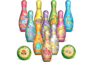KAEGREEL Kids Bowling Set for Toddlers, Bowling Toy for Indoor & Outdoor Game for 3+ Boys Girls