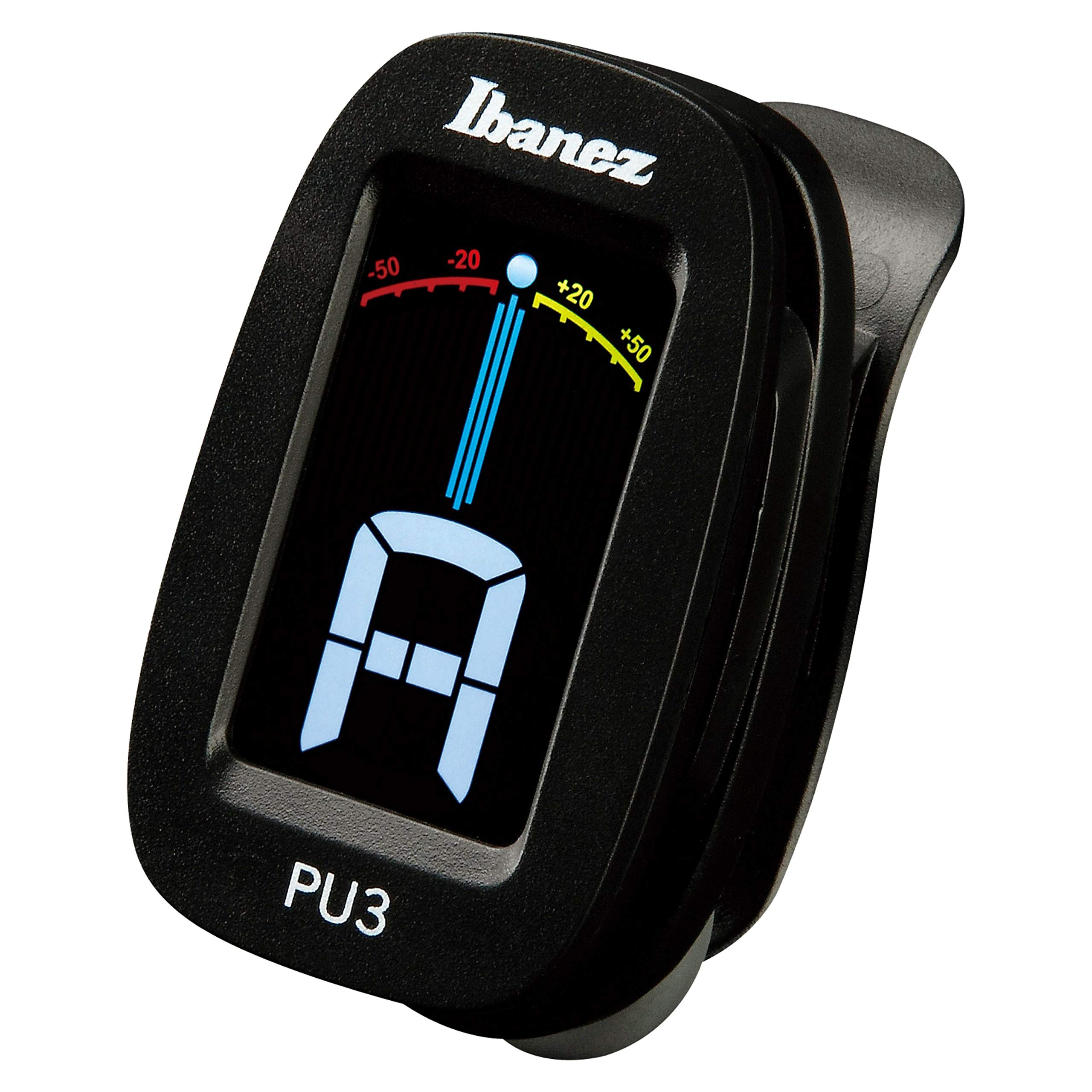 IBANEZ Chromatic/Automatic Clip Tuner - Black (PU3-BK)