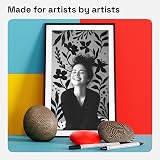 ARTISTRO 5 Black Acrylic Paint Pens Dual Tip Folio Rock Fabric Wood Glass+ view 5
