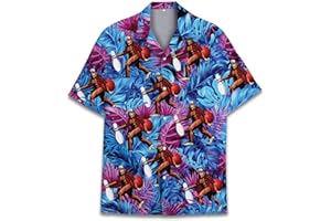 ACEPrints Hawaiian Shirt for Men Casual Button-Down Shirts Mens Hawaiian Shirts Short Sleeve Button Down Shirt Men