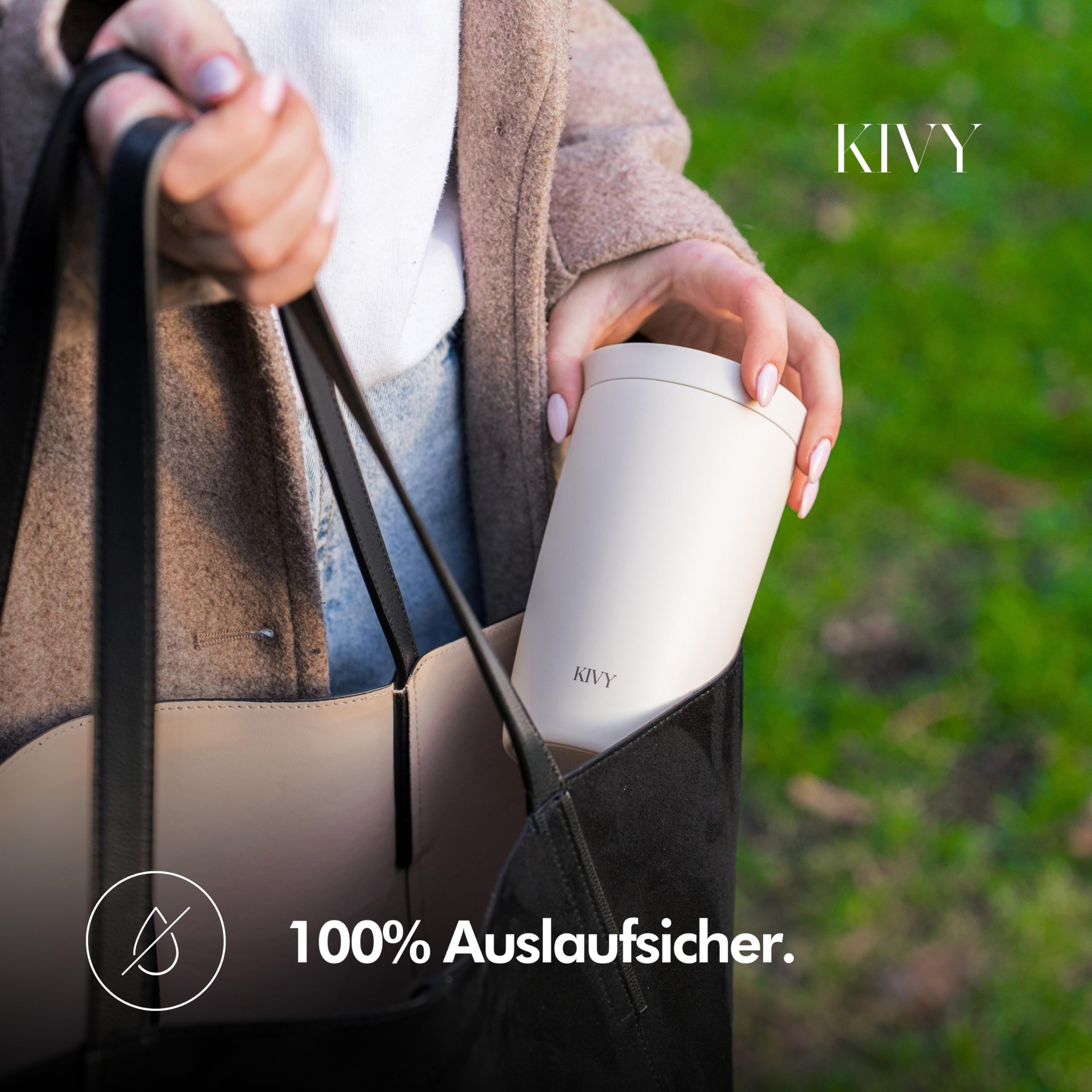 KIVY Thermobecher 350 ml - 6h Heiß | 24h Kalt - Spülmaschinenfest -BPA-Frei 6
