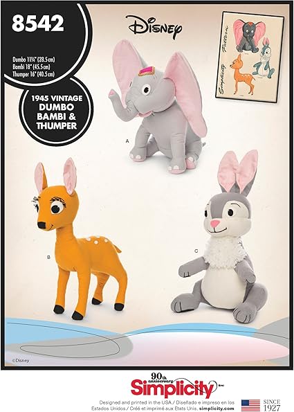 vintage dumbo stuffed animal